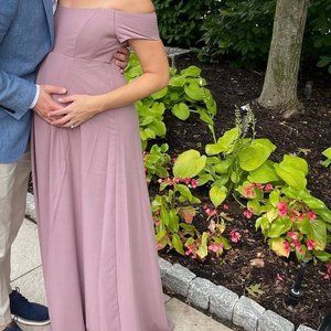 FINAL SALE Amsale Autumn Maternity Dress size 12